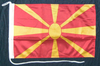 Boots/ Motorradflagge Mazedonien
