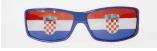 Kroatien Fan - Sonnenbrille