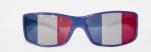 Frankreich Fan - Sonnenbrille