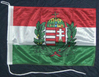 Boots/ Motorradflagge Ungarn mit Wappen