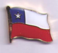 Chile  Flaggenpin ca. 16 mm