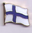 Finnland  Flaggenpin ca. 16 mm