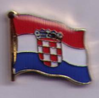 Kroatien  Flaggenpin ca. 16 mm