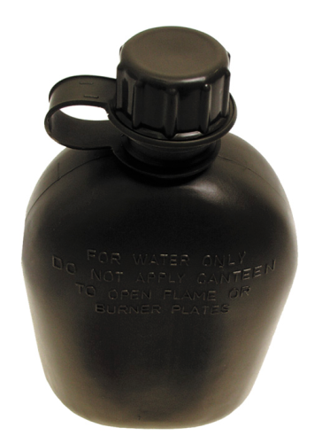 US Plastikfeldflasche, oliv, 1 Liter