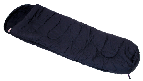 Mumienschlafsack, schwarz, Füllung 350g m² Polyester, 2lg