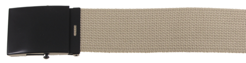Gürtel, khaki, 4,5 cm breit, mit Metallkastenschloß