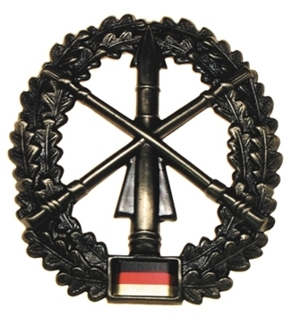 BW Barettabzeichen, "Heeresflugabwehr", Metall