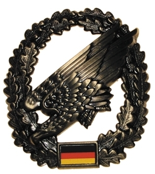 BW Barettabzeichen, "Fallschirmjäger", Metall