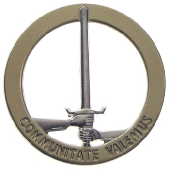 BW Barettabzeichen, "1. NL/D-Corps", Metall
