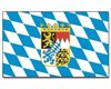 Bayern mit Wappen  Stockflagge 30*45 cm