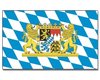 Bayern mit Löwen Stockflagge 30*45 cm
