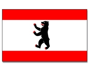 Berlin  Stockflagge 30*45 cm