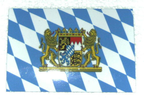 Kühlschrankmagnet Bayern mit Löwen 8 * 12 cm