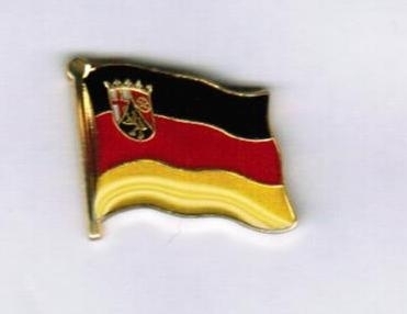 Rheinland-Pfalz  Flaggenpin ca. 16 mm