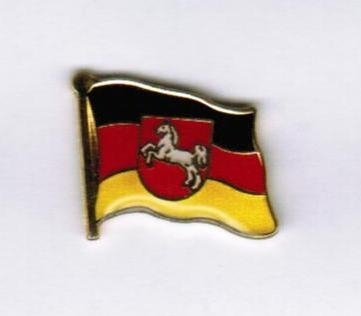 Niedersachsen  Flaggenpin ca. 16 mm