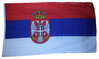 Serbien mit Wappen Flagge 150*250cm