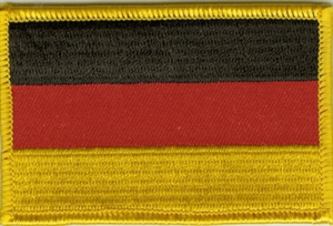 Deutschland Flaggenpatch 4x6cm von Yantec