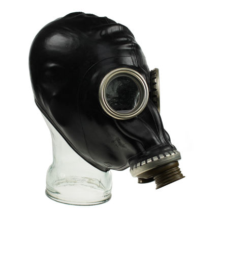 Russische Schutzmaske schwarz ohne Filter