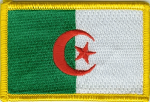 Algerien Flaggenpatch 4x6cm von Yantec