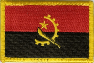 Angola Flaggenpatch 4x6cm von Yantec