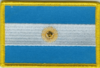 Argentinien Flaggenpatch 4x6cm von Yantec