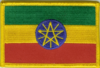 Äthiopien Flaggenpatch 4x6cm von Yantec