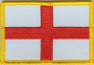 England Flaggenpatch 4x6cm von Yantec