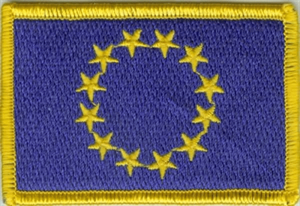 Europa Flaggenpatch 4x6cm von Yantec