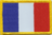 Frankreich Flaggenpatch 4x6cm von Yantec
