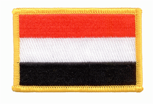 Jemen Flaggenpatch 4x6cm von Yantec