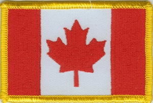 Kanada Flaggenpatch 4x6cm von Yantec