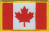Kanada Flaggenpatch 4x6cm von Yantec