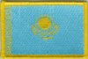 Kasachstan Flaggenpatch 4x6cm von Yantec