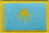 Kasachstan Flaggenpatch 4x6cm von Yantec