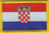 Kroatien Flaggenpatch 4x6cm von Yantec
