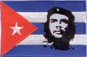 Kuba mit Che Flaggenpatch 4x6cm von Yantec