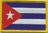 Kuba Flaggenpatch 4x6cm von Yantec