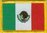 Mexiko Flaggenpatch 4x6cm von Yantec