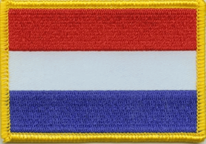 Niederlande Flaggenpatch 4x6cm von Yantec