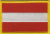 Österreich Flaggenpatch 4x6cm von Yantec