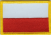 Polen Flaggenpatch 4x6cm von Yantec