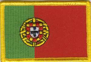 Portugal Flaggenpatch 4x6cm von Yantec