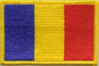 Rumänien Flaggenpatch 4x6cm von Yantec
