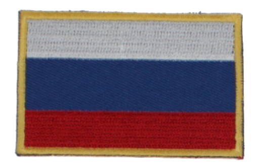 Russland Flaggenpatch 4x6cm von Yantec