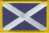 Schottland Flaggenpatch 4x6cm von Yantec