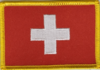 Schweiz Flaggenpatch 4x6cm von Yantec