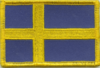 Schweden Flaggenpatch 4x6cm von Yantec