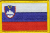 Slowenien Flaggenpatch 4x6cm von Yantec