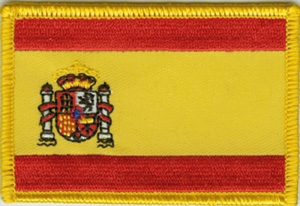 Spanien Flaggenpatch 4x6cm von Yantec