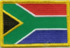 Südafrika Flaggenpatch 4x6cm von Yantec